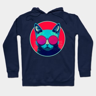 Pop Art Kitten || Vector Art Cat Hoodie